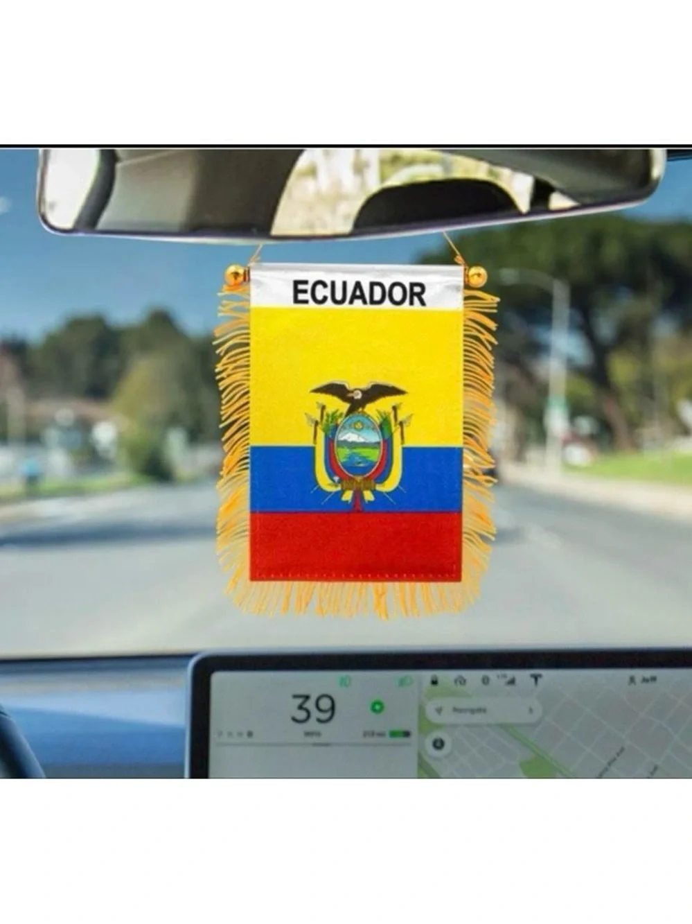 ECUADOR  MINI BANNER FLAG 4 x 6